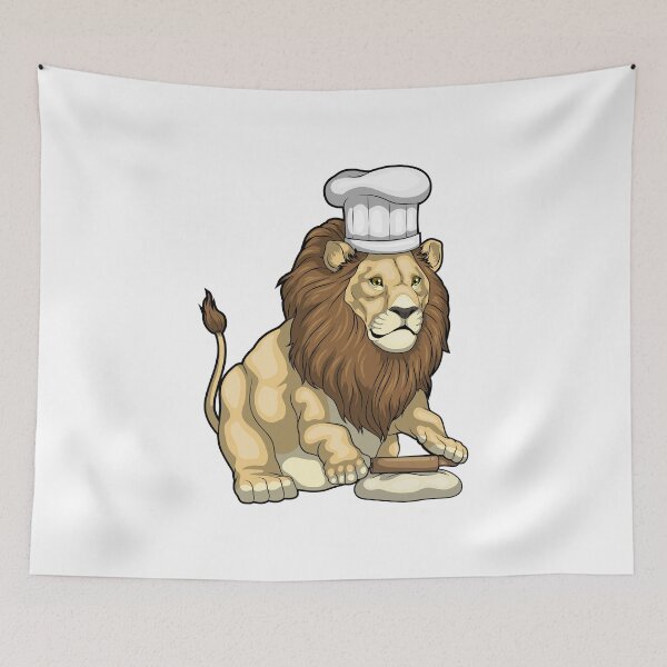 Item preview, Lion Baker Chef hat designed and sold by Snabdesign84.