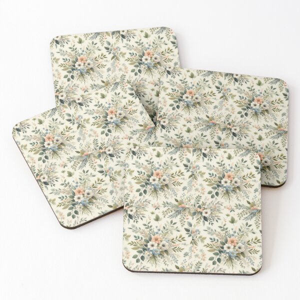 Item preview, Blooms & Greener Pattern designed and sold by Myra365Art.
