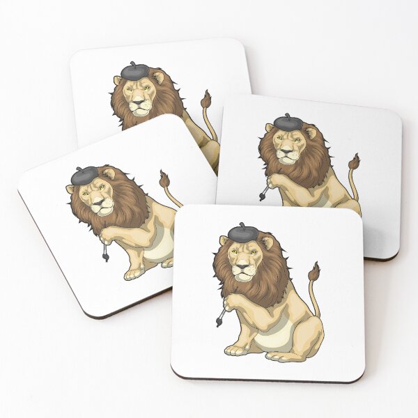 Item preview, Lion Painter Paint brush Painting designed and sold by Snabdesign84.