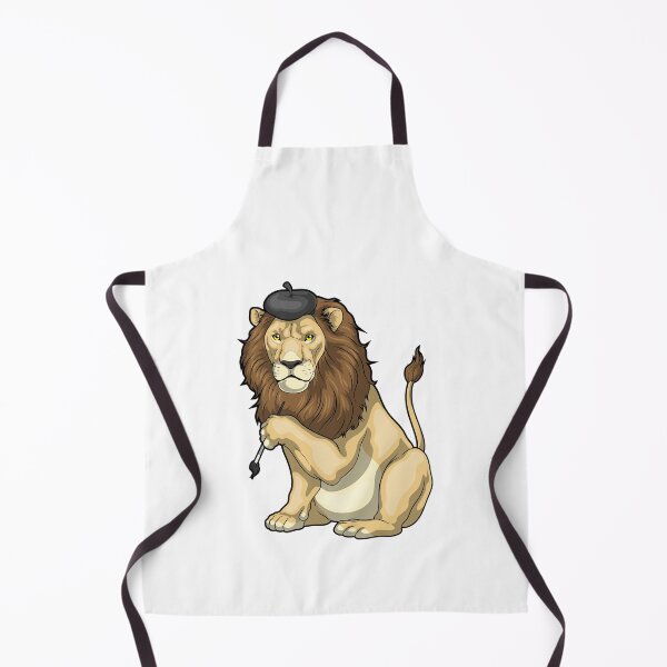 Item preview, Lion Painter Paint brush Painting designed and sold by Snabdesign84.