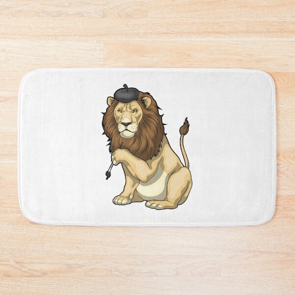 Item preview, Lion Painter Paint brush Painting designed and sold by Snabdesign84.