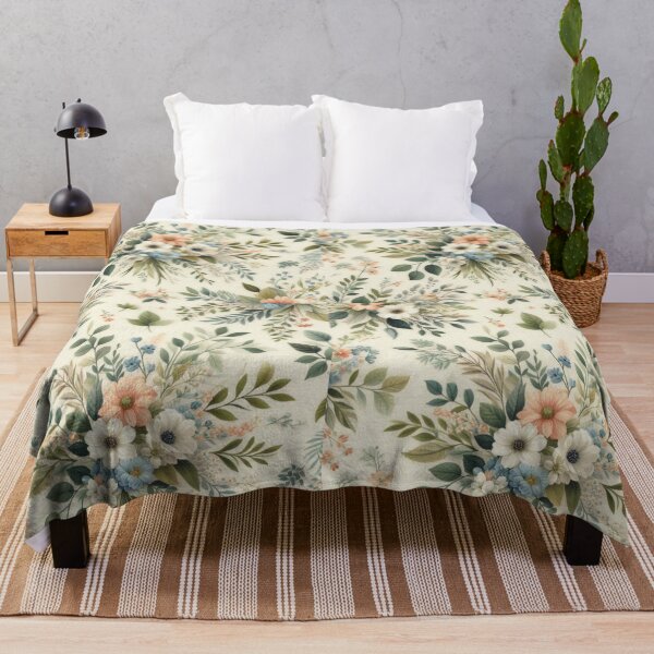 Item preview, Blooms & Greener Pattern designed and sold by Myra365Art.