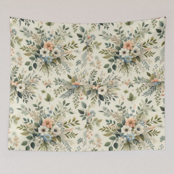 Item preview, Blooms & Greener Pattern designed and sold by Myra365Art.