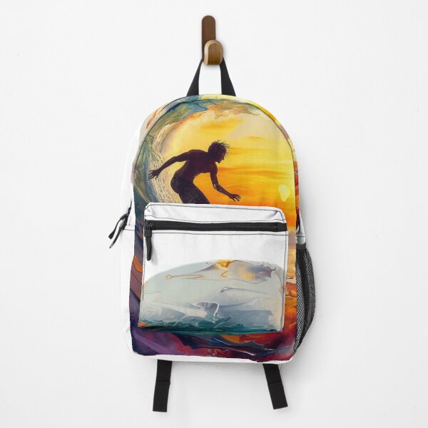 Item preview, Colorful surfer on the wave designed and sold by Revived Design.