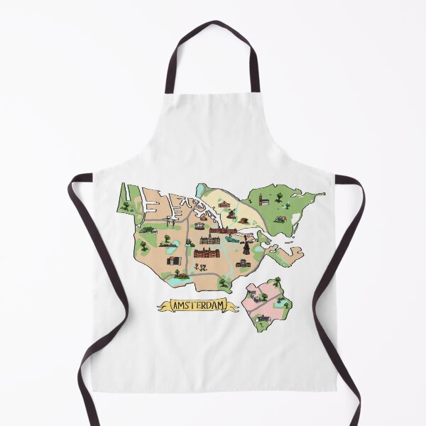 Item preview, Amsterdam Netherlands Map designed and sold by Sheridan T.