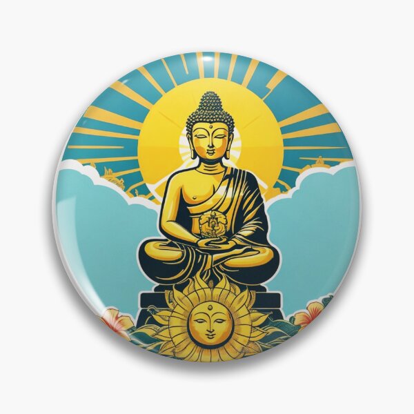 Item preview, Meditating Buddha on a Hawaiian Beach with Summer Sun designed and sold by NautiChic.