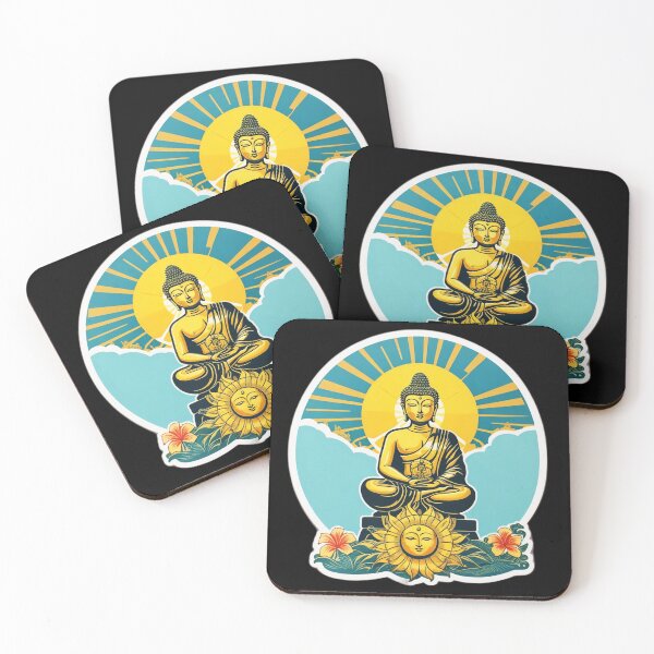 Item preview, Meditating Buddha on a Hawaiian Beach with Summer Sun designed and sold by NautiChic.
