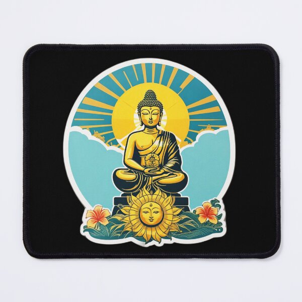 Item preview, Meditating Buddha on a Hawaiian Beach with Summer Sun designed and sold by NautiChic.