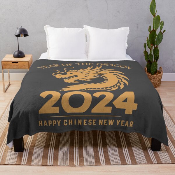 Item preview,  Year of the Dragon-  Golden Chinese Zodiac on  grey Background designed and sold by CosmicNook1.