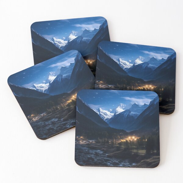 Item preview, Swiss Alps At Midnight designed and sold by CreatureHouse95.