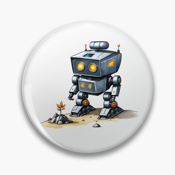 Item preview, Little robot finds a plant designed and sold by SpaceRockMining.