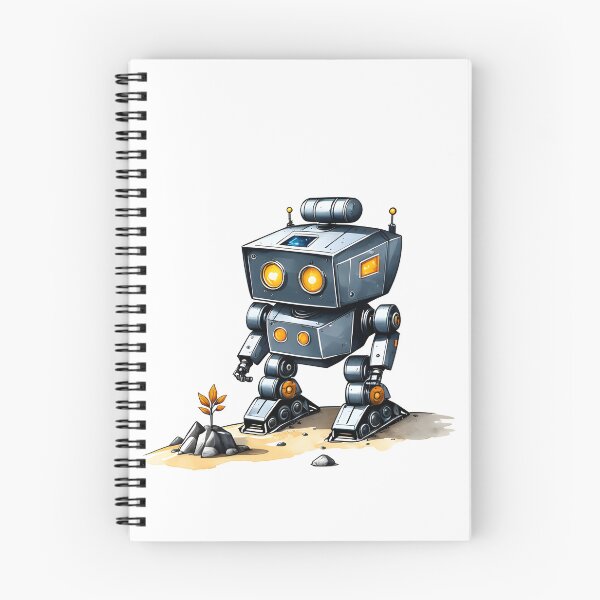 Item preview, Little robot finds a plant designed and sold by SpaceRockMining.
