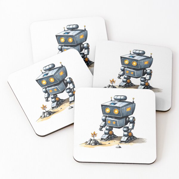 Item preview, Little robot finds a plant designed and sold by SpaceRockMining.