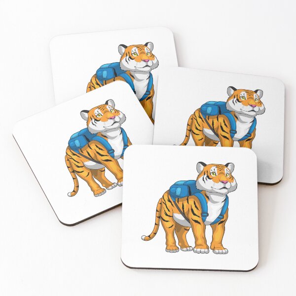 Item preview, Tiger Pupil Backpack School designed and sold by Snabdesign84.