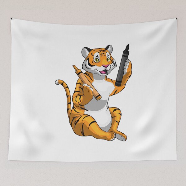 Item preview, Tiger Pupil Crayon School designed and sold by Snabdesign84.