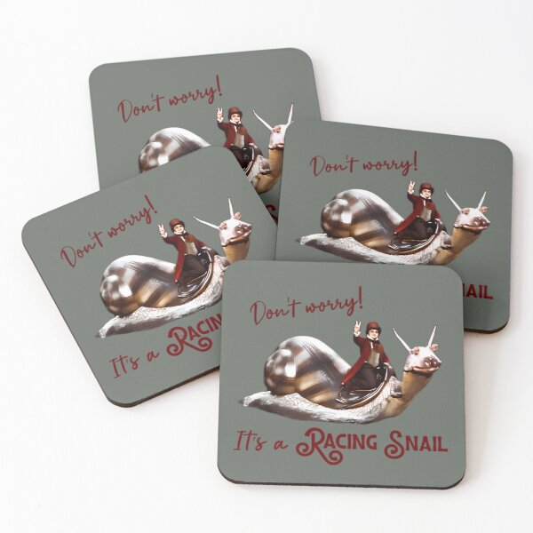 Item preview, Don't Worry! It's a Racing Snail designed and sold by The Neverending Story.