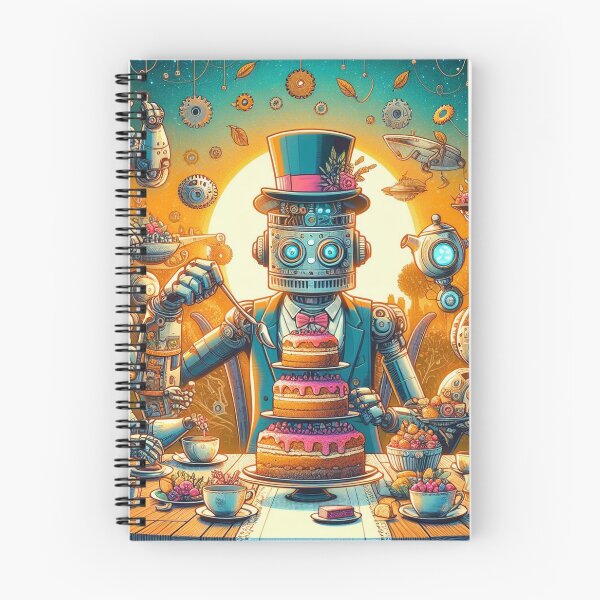 Item preview, **The Robotic Tea Party - A Fusion of Tradition and Technology** designed and sold by Wonderall.