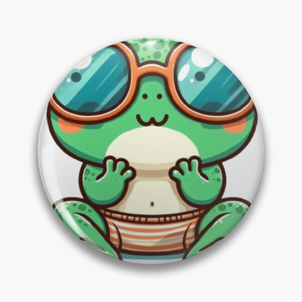 Item preview, Frog with sunglasses designed and sold by Kenji11.