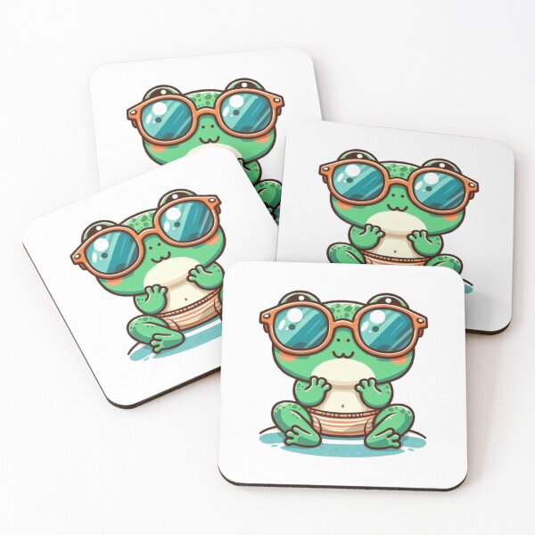Item preview, Frog with sunglasses designed and sold by Kenji11.