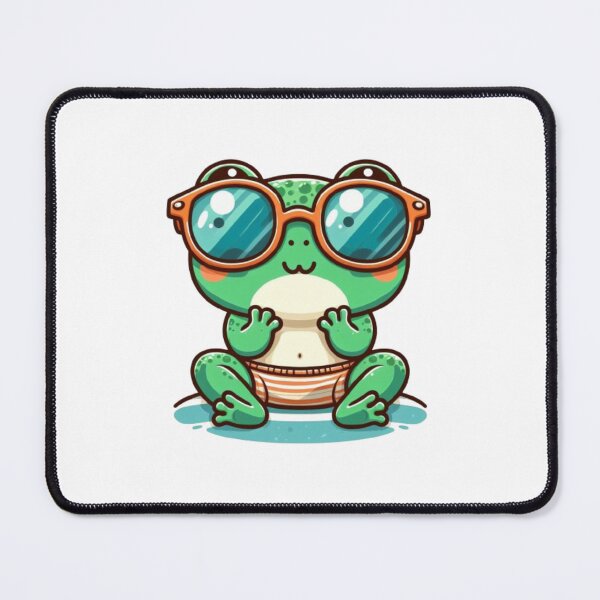 Item preview, Frog with sunglasses designed and sold by Kenji11.