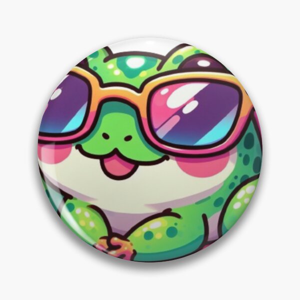 Item preview, Frog with sunglasses designed and sold by Kenji11.