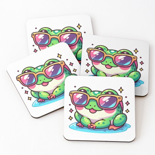 Item preview, Frog with sunglasses designed and sold by Kenji11.