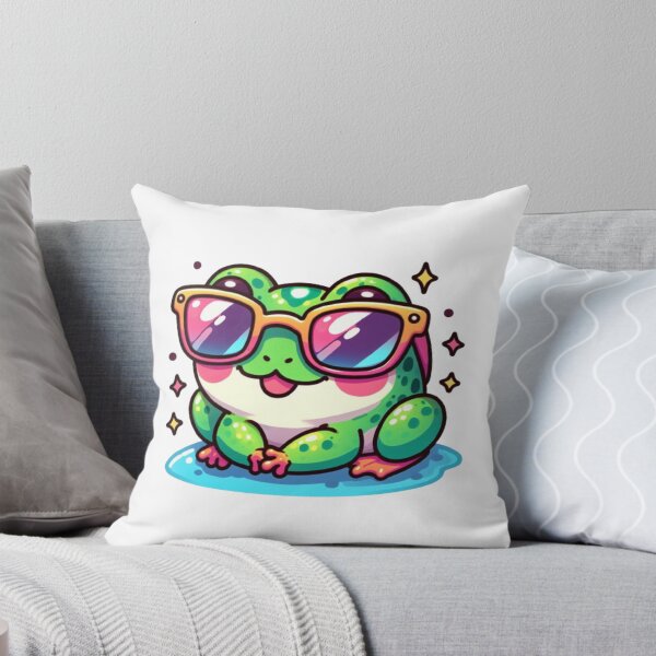 Item preview, Frog with sunglasses designed and sold by Kenji11.