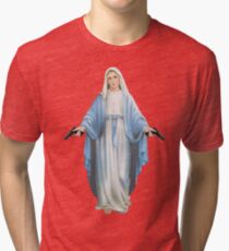 Mary Mother of God Tri-blend T-Shirt
