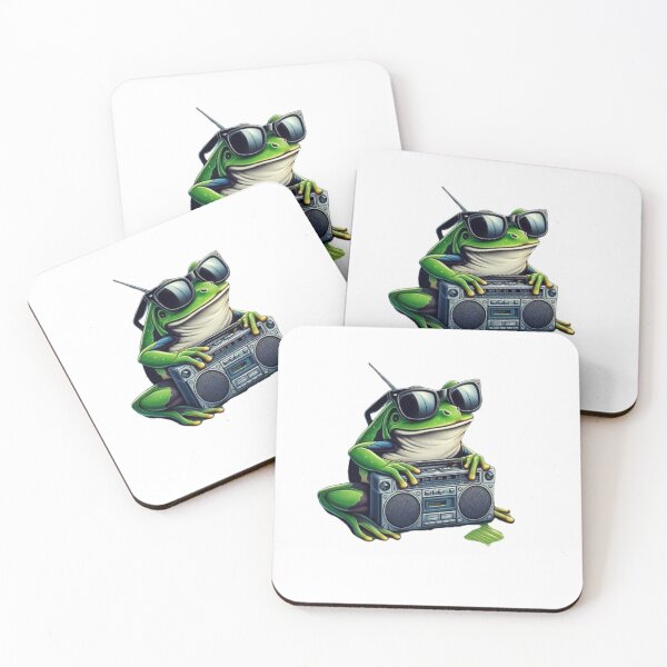 Item preview, Frog with sunglasses designed and sold by Kenji11.