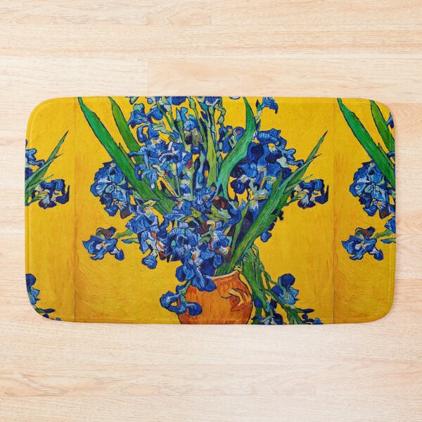 Item preview, Vincent van Gogh - Vase with irises on a yellow background designed and sold by Dominika Farkašová.