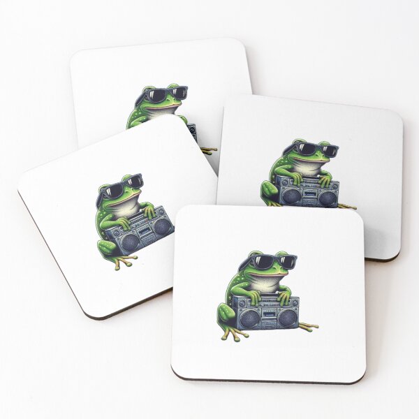 Item preview, Frog with sunglasses designed and sold by Kenji11.