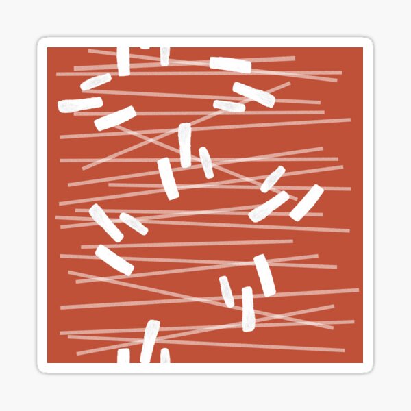 Fences in Rust Sticker