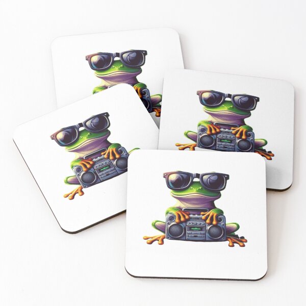 Item preview, Frog with sunglasses designed and sold by Kenji11.