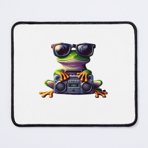 Item preview, Frog with sunglasses designed and sold by Kenji11.
