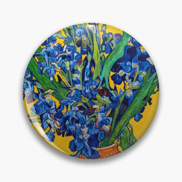 Item preview, Vincent van Gogh - Vase with irises on a yellow background designed and sold by Dominika Farkašová.