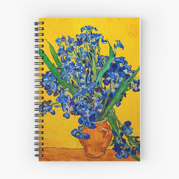 Item preview, Vincent van Gogh - Vase with irises on a yellow background designed and sold by Dominika Farkašová.