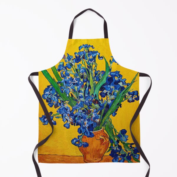 Item preview, Vincent van Gogh - Vase with irises on a yellow background designed and sold by Dominika Farkašová.