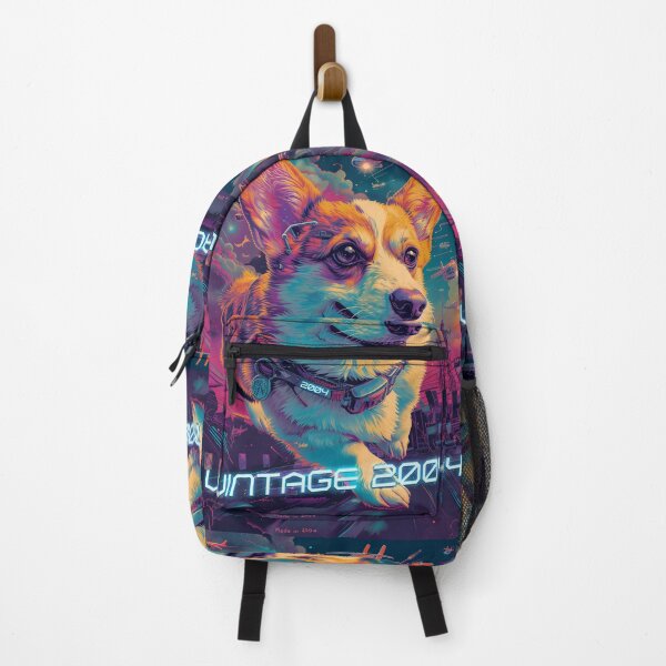 Item preview, Vintage 2004 - 20 Year Old Funny Cyberpunk Corgi Dog 20th Birthday designed and sold by SecretDicer.