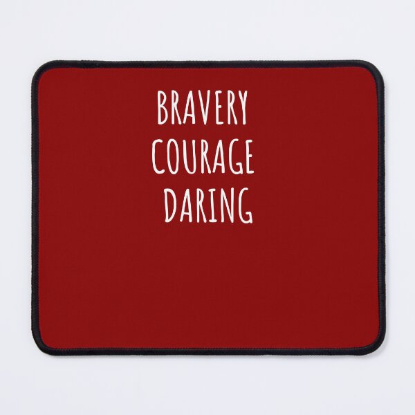 Item preview, "Bravery Courage  Daring" HP House "Letter in White" designed and sold by bryan14.