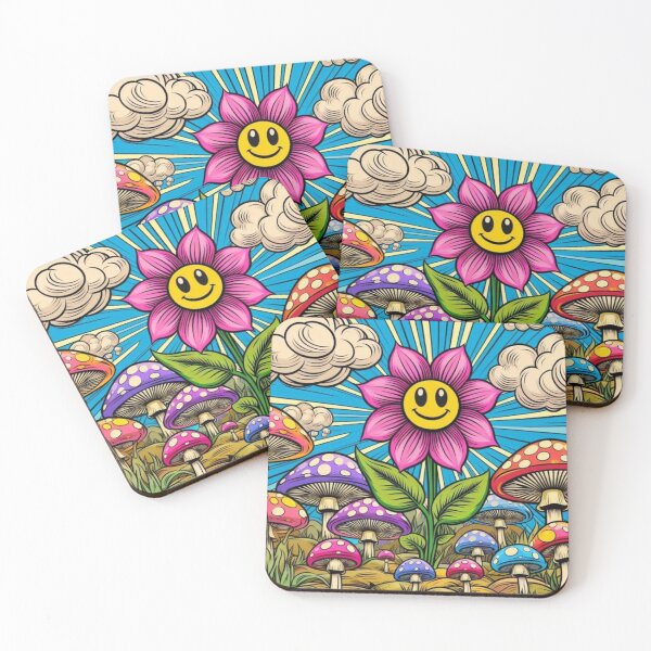Item preview, Vivid Petals & Whimsical Caps designed and sold by Cecelia Ngere.