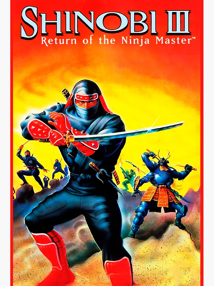 Shinobi 3 Return of the Ninja Master Art