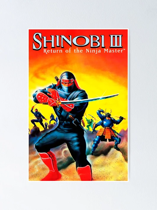 Shinobi 3 Return of the Ninja Master Art