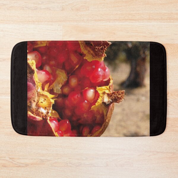 Item preview, Ripe Pomegranate Split Open on the Tree in the Countryside designed and sold by EpicVistas.