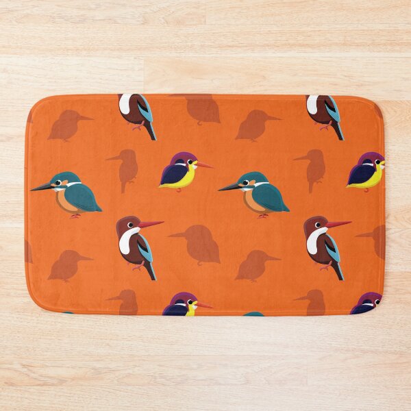 Item preview, Bird Kingfisher Common Dwarf Cartoon Pattern designed and sold by SUPERHERON.