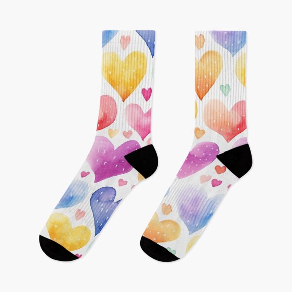 Item preview, Watercolour Rainbow Hearts for Queer Valentine's Day designed and sold by AgathaZolastore.