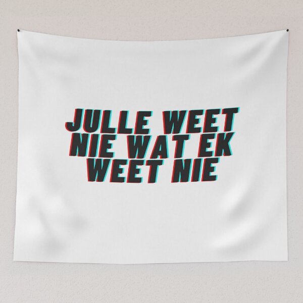 Item preview, Julle weet nie wat ek weet nie designed and sold by Nerd Army.