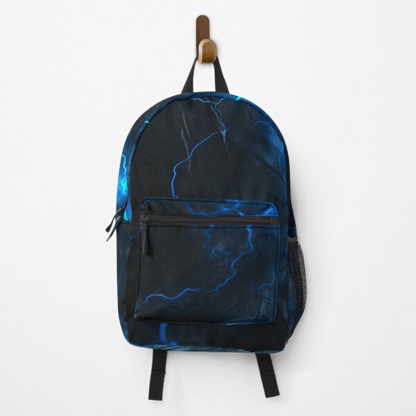 Item preview, Black leather texture with blue flashes designed and sold by Fantasyplus.