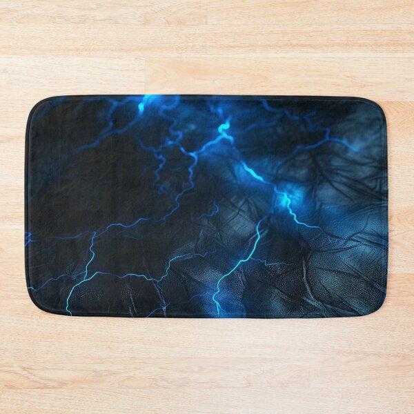 Item preview, Black leather texture with blue flashes designed and sold by Fantasyplus.
