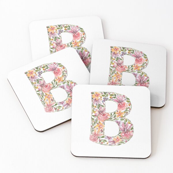 Item preview, Floral Name Letter B designed and sold by ttmc.