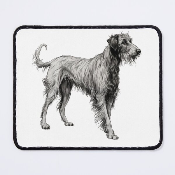 Item preview, Scottish Deerhound full posture designed and sold by Sleek Sketch Studio.